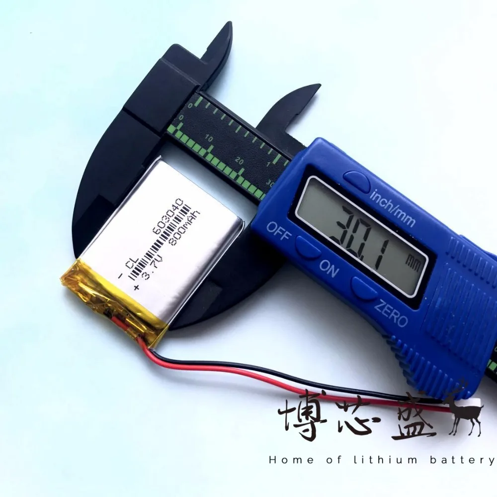 3 7 В 800 мАч 603040 литий полимерный LiPo Перезаряжаемые Батарея для Mp3 Mp4 Mp5 DIY PAD DVD E Book