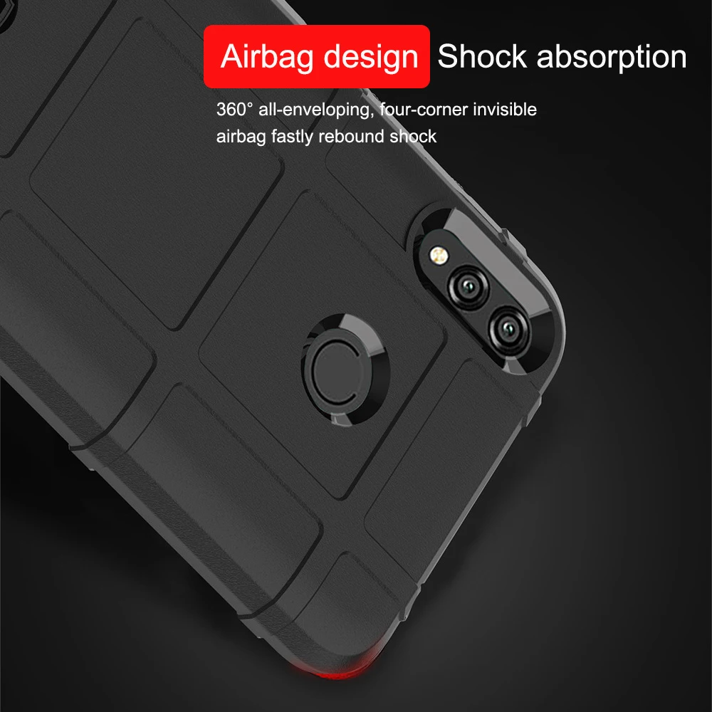 

Silicone Cases For Huawei Honor 8X Max 8C Case for Y9 2019 Heavy Protective Covers For Huawei P20 lite Mate 20 Pro P Smart Plus