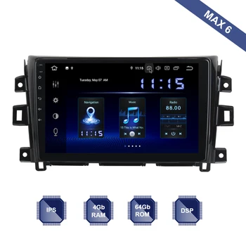 

Android 9.0 Car Radio 2 Din GPS Navi for Nissan NP300 Navara Radio 2015 2016 2017 2018 PX6 DSP IPS 4Gb+64Gb RDS WIFI BT HDMI AUX