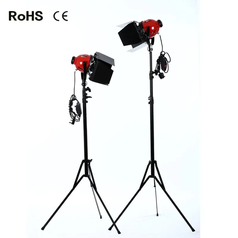 

Hot sale 2*2.4m thicken light stand+2*Photographic Equipment 800w Light Spotlight Lighting for Studio Video