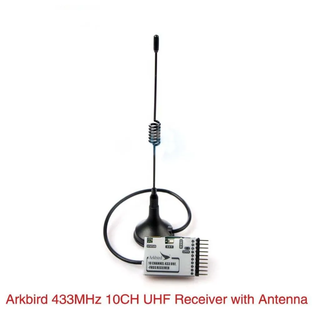 

1 Set Arkbird 433MHz 10CH FHSS Receiver with Antenna for Arkbird-LRS UHF System RC Toy Accessory