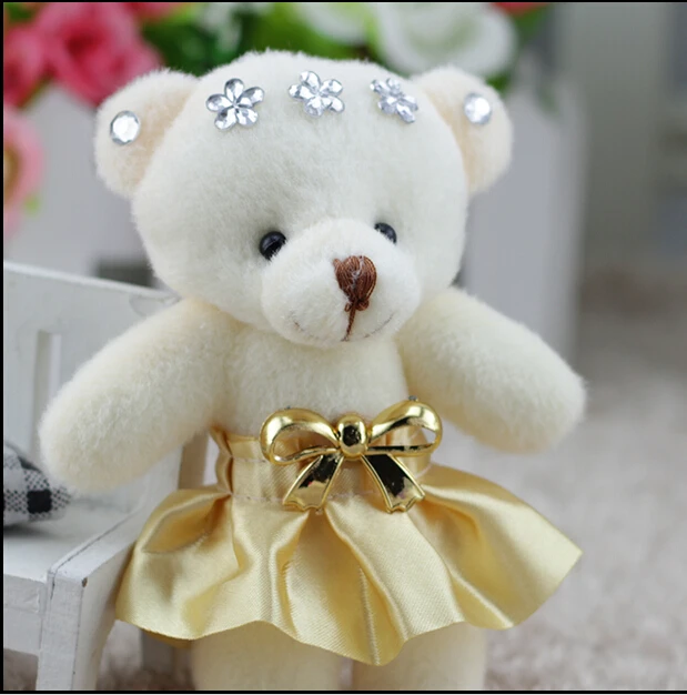 12cm little flower teddy