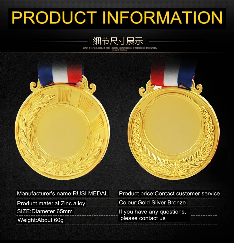 Персонализированная пустая медаль, металлическая медаль спортивного клуба, металлическая сувенирная медаль на заказ, может напечатать текст логотип медаль, без платы за пресс-форму