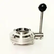 Подходит 19 мм 3/" труба OD стыковая сварка санитарная бабочка управление потоком клапан SUS 304 нержавеющая ПИВОВАРЕНИЕ домашняя фабрика