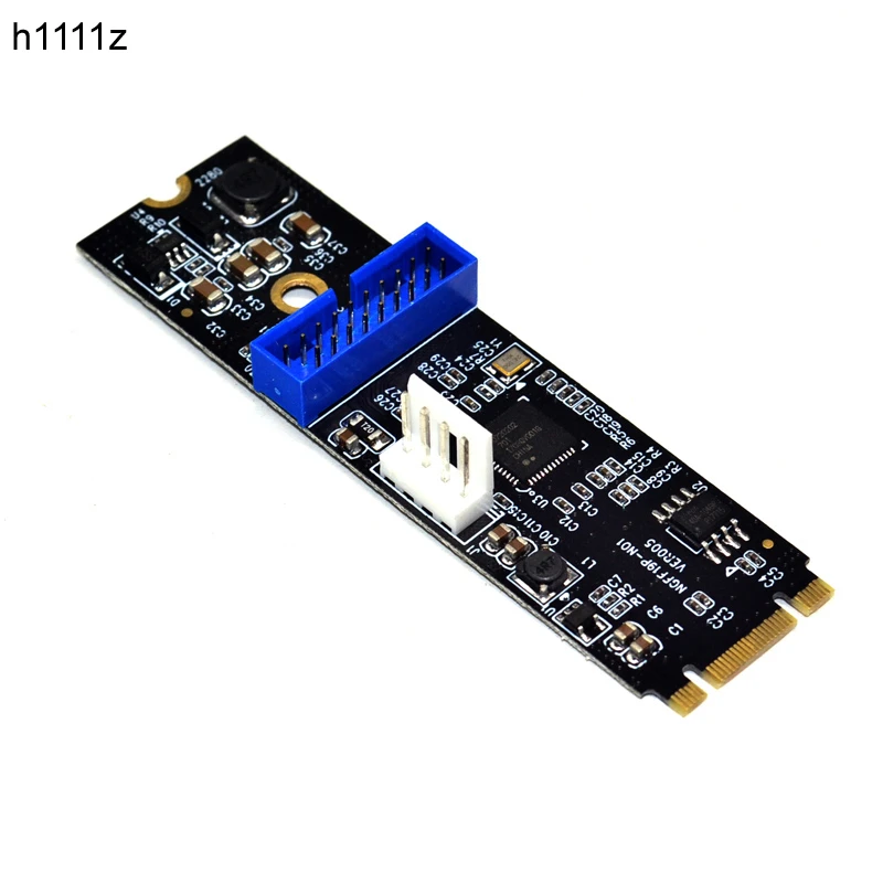 M.2 Ngff Nvme To Usb 3.0 19pin Header Convert Card Ngff To 2 Port Usb3.0  Expansion Card Transfer Adapter Ide 4pin Power Supply - Add On Cards &  Controller Panels - AliExpress