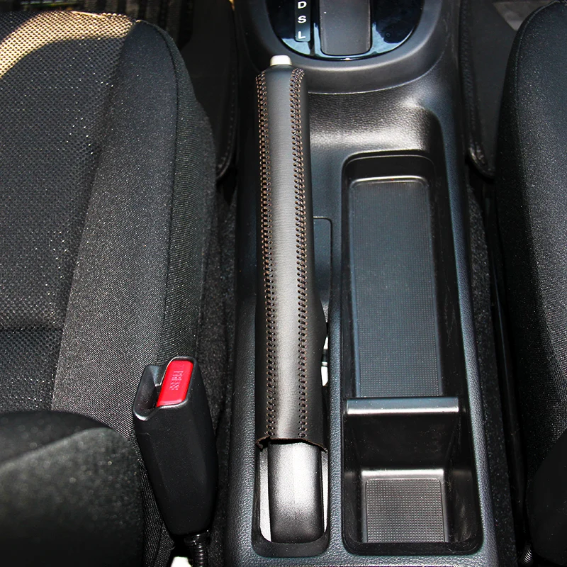 Оплетка на руль крышки ручного тормоза и шестерни Крышка для Honda New Fit City Jazz HRV HR-V Vezel