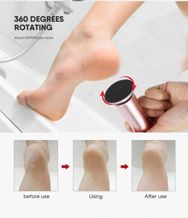 Máquina de Moer Cuidados com os Pés Arquivo para Seca e Morta Cuidados com a Pele Professional Elétrica Pedicure Cuticle Callus Remover Ferramentas Noq 1 pc pé 11 Instrumento cuidados c pés