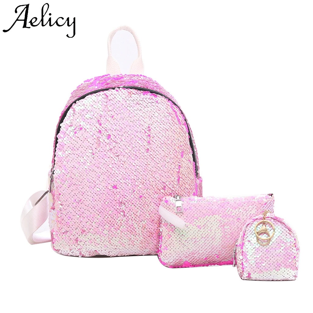 

Aelicy Women Colorful Sequins Bag Versatile Portable Multi-purpose High Quality Solid Bag Simple Phone Pocket Shoulder Bag