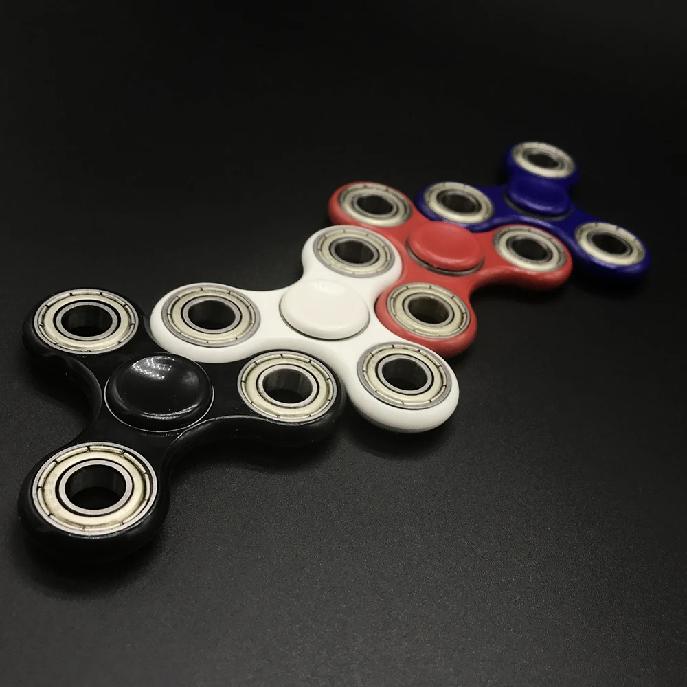 Хороший подшипник Tri-Spinner ABS Спиннер EDC ручной Спиннер для аутизма и СДВГ время вращения длинные антистрессовые игрушки