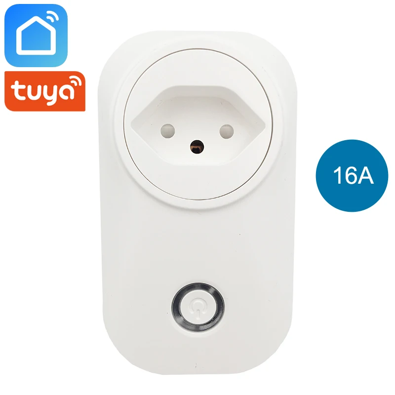 Tuya Smart Life Wifi умная розетка Швейцария 16А измеритель мощности Энергосбережение Совместимость с Alexa Google Home Mini IFTTT