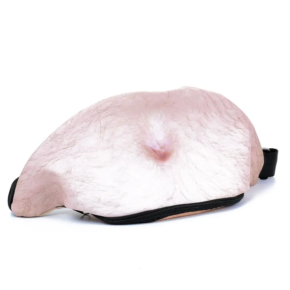 

ISKYBOB Dad Bag Dad bod Waist Bags Universal Flesh Colored Beer Fat Belly Fanny Pack Dad bag Funny Bags