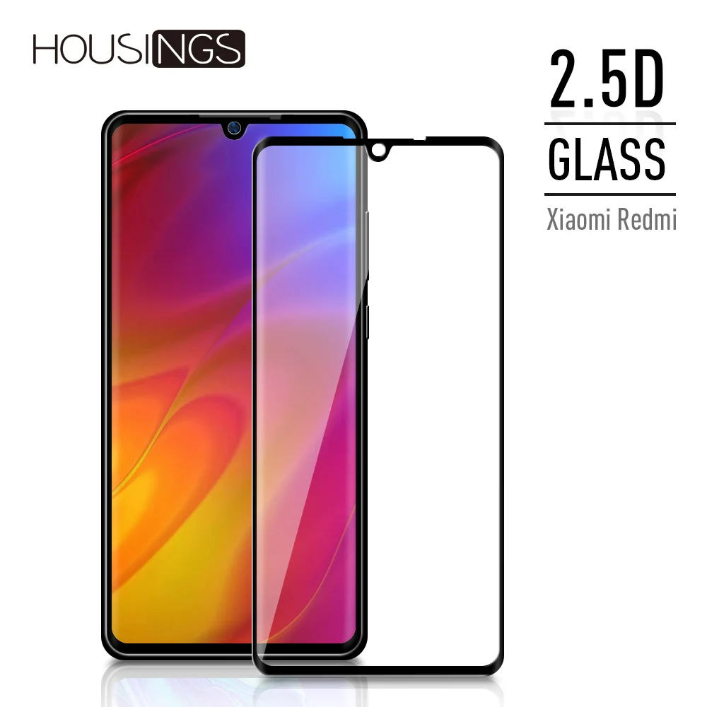 Полное покрытие из закаленного стекла для Xiaomi Redmi 8 9 SE 5 Plus защита экрана телефона