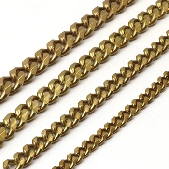 

1 meters brass chain six-faced cloth pants waist chain chain accessories pure copper Knife diy tools
