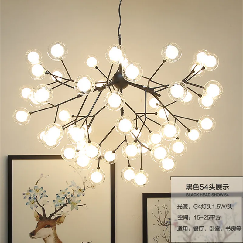 

Nordic Personality Bubbles B Firefly Led Pendant Lights Living Room Bedroom Dining Room Hanging Light Fixtures Free Shipping