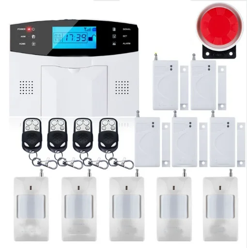 SmartYIBA сигнализация системы сигнализация для дома с GSM злоумышленник Противоугонный детектор дом сигнализация с импульсивный осветитель