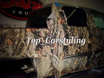 

Matte Realtree Camo Vinyl wrap real tree leaf camouflage Mossy Oak Car wrap Film foil for Vehicle GUN COVERING 1.52x30m/Roll