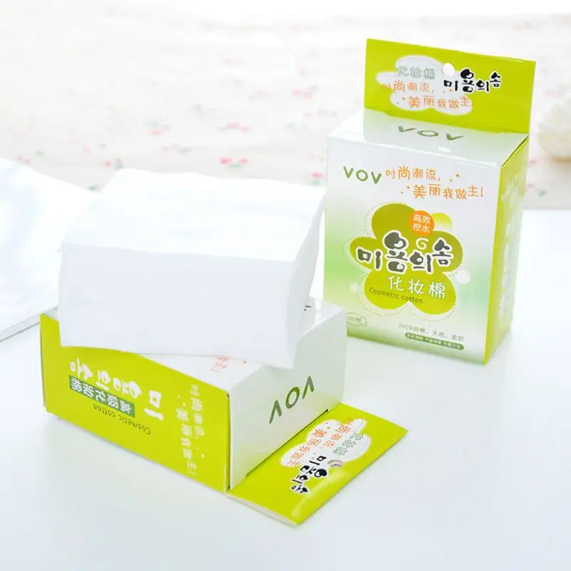 

100Sheets/Box Makeup Cotton Wipes Remover Pad Facial Cleansing Paper Beauty Tool