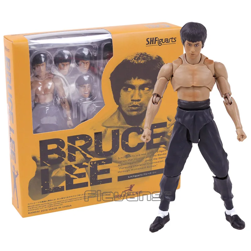 

Movie King Kung Fu Bruce Lee PVC Action Figure Collectible Model Toy 14cm