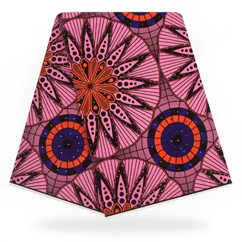 

african wax ankara with stones purple wax print fabric 2018 latest african wax fabrics for wedding dress 6yards W181217