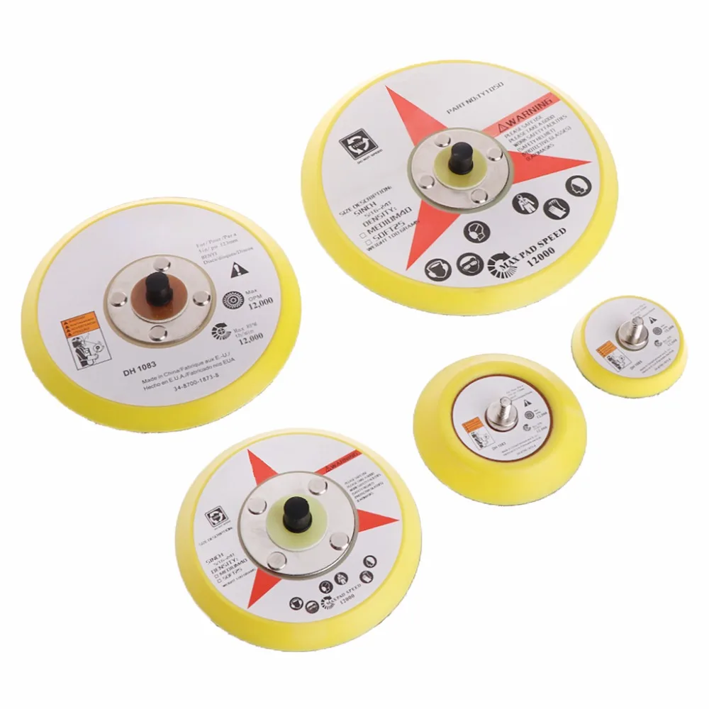 2 inch Polishing Sander Backer Plate Napping Hook Loop Sanding Disc Pad