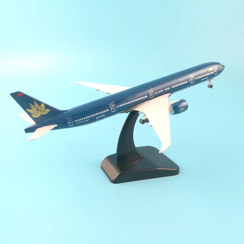 20 см 777 Вьетнам Airlines сплав металла модель самолета игрушка колеса самолет подарок на день рождения Коллекция стол игрушка