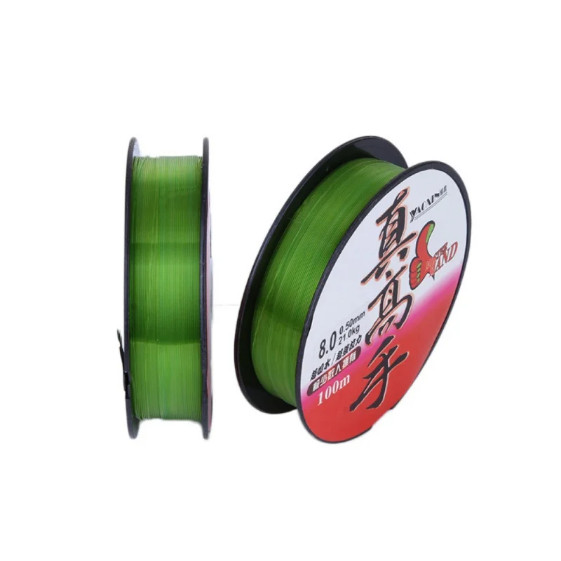 Pesca com Mosca Acessórios para o Inverno m de Pesca de Nylon Fio de Pesca 100 Linha 0.4 #8 # Líder Corda Cordão Linhas 10 Linhas de pesca