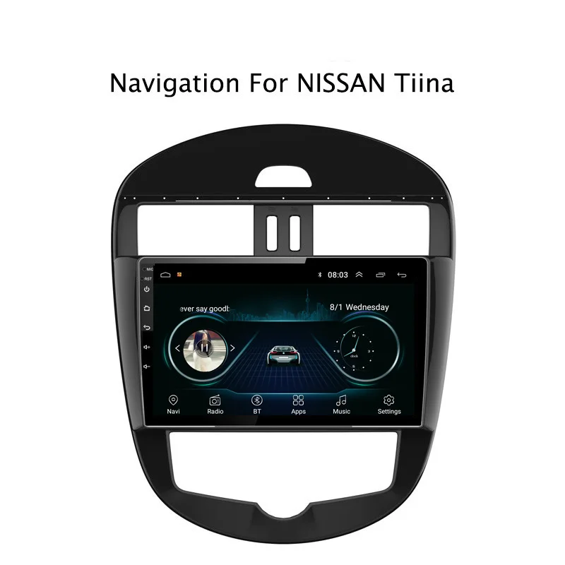 Discount 10.1" 2.5D IPS Android 8.1 Car DVD GPS Player For Nissan Tiida 2011-2015 Car Radio Stereo Head Unit with Navigation 1