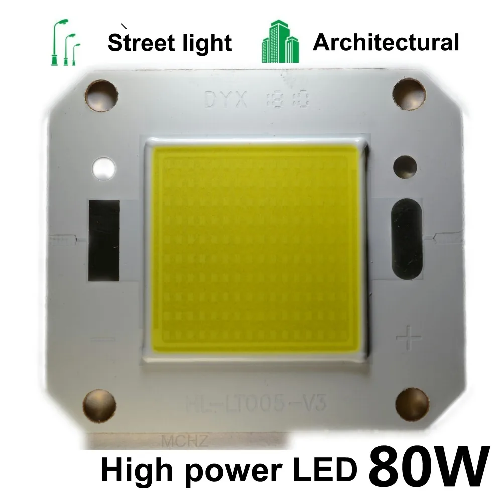 

1PCS LED COB Beads Chip High Power Brightness 20W 30W 50W 70W 80W Need Driver DIY for Floodlight Lamp Spot Light LED COB Chips
