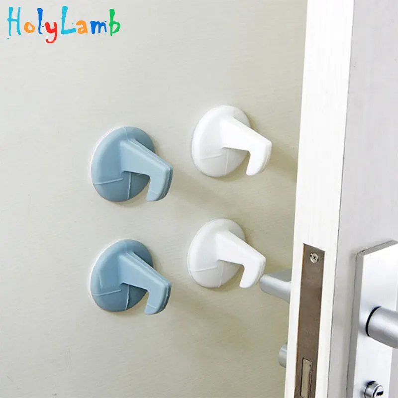 

2019 Baby Safety Hook Wall Cushion Baby Safety Shock Absorbers Security Child Protection Door Stop Door Lock For Children