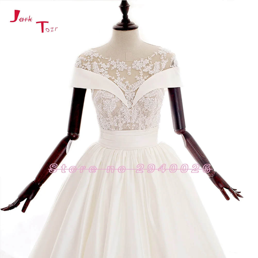 Jark Tozr 2019 Новое поступление Свадебные платья Vestido De Noiva бисер аппликации Франции