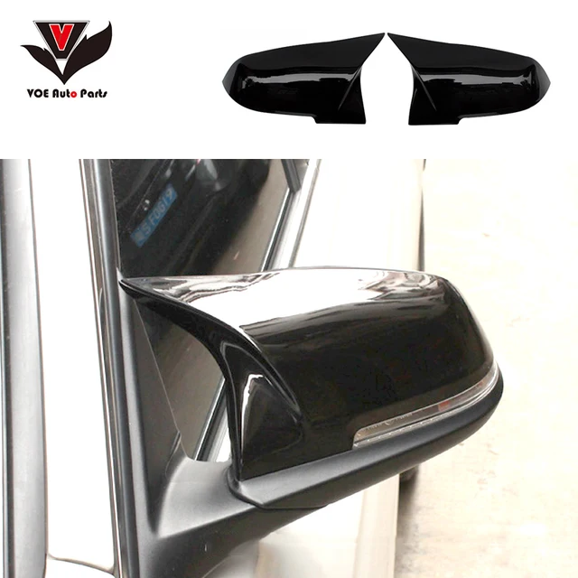 Gloss Black M3 M4 Style ABS Side Mirror Covers for BMW 1 2 3 4 Series