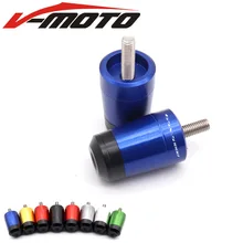 Аксессуары для мотоциклов ЧПУ алюминий 7/8 ''22 мм руль ручки ручка бар крышка торцевые вилки для SUZUKI GSX-S1000/F/ABS