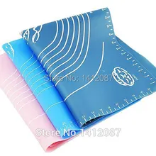 Высокое качество 50*40 см Силиконовые Тесто Коврики тонкий антипригарным месить Коврики S приготовления колодки