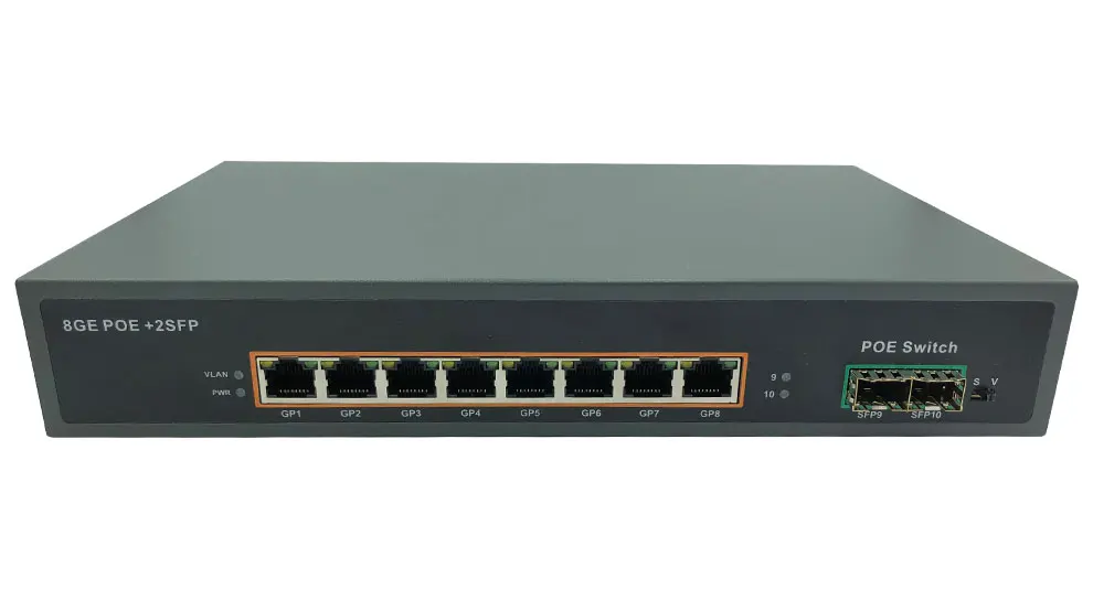 Гигабитный Ethernet-коммутатор волоконно-оптический медиа конвертер 4 RJ45 2 SFP 10/100/1000 м UTP волокна Порты и разъёмы Бесплатная доставка