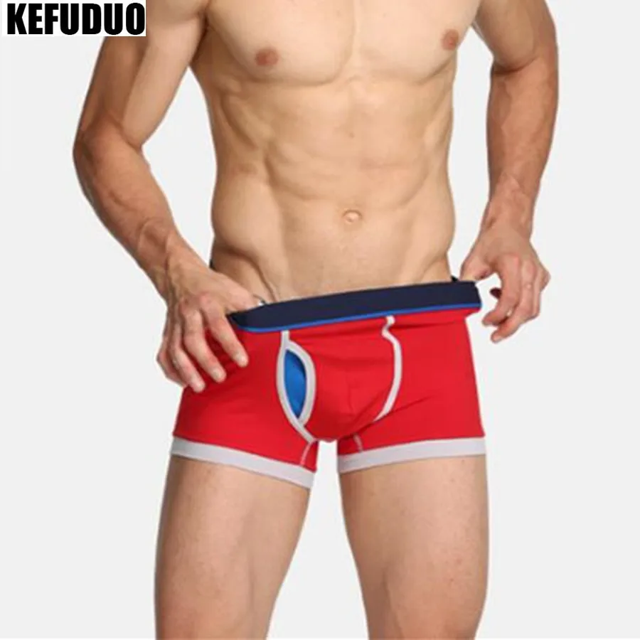 KEFUDUO 7 шт./лот Для мужчин s Нижнее белье Хлопковые трусы дышащий шорты боксеры