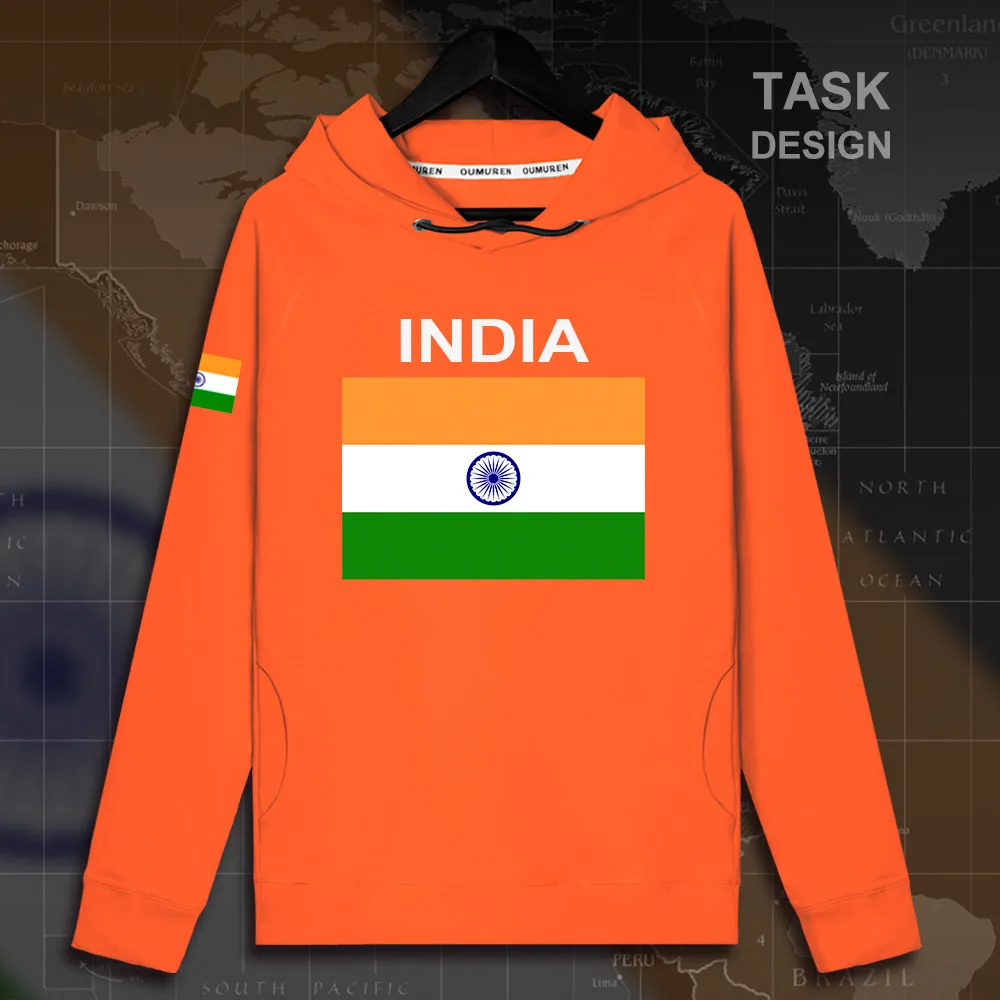 Republic Of India Ind Indian Mens Hoodie Pullovers Hoodies Sweatshirt Thin New Street Wear