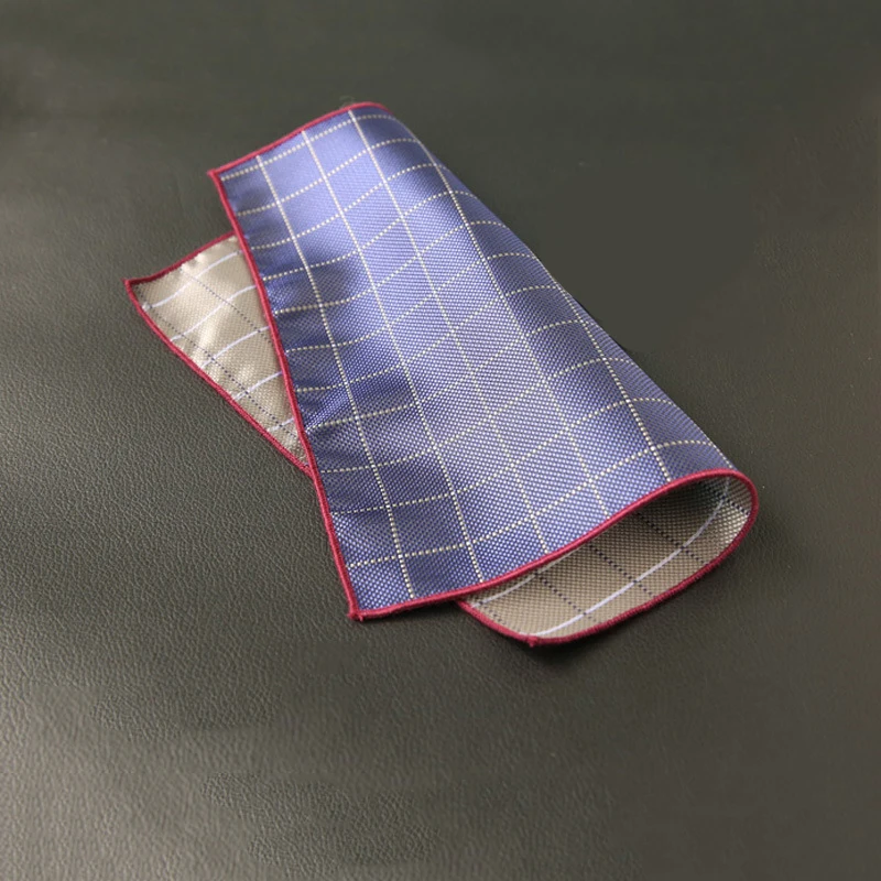 Бизнес платок для мужчины полиэстер плед Свадебный квадратный Карманный вечерние носовые платки полотенце для сундуков