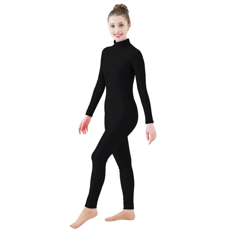 long sleeve spandex jumpsuit