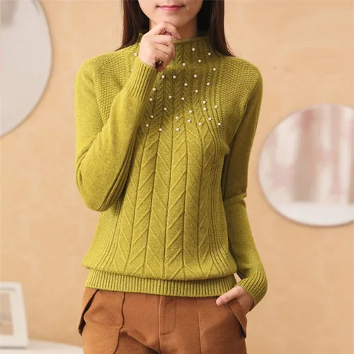 Дешевая летний Женский Модный повседневный Теплый красивый свитер L190 - Цвет: 5