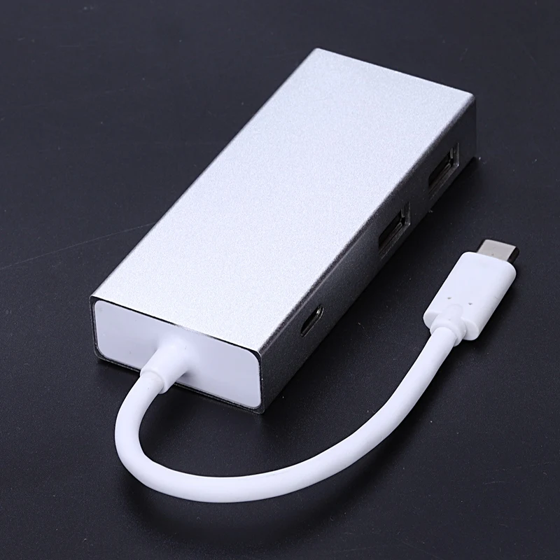 Usb type C/USB 3,1 до 4 портов USB 2,0 концентратор с Pd разделитель функций кабель-переходник для зарядки для Macbook Air/Pro 13/15