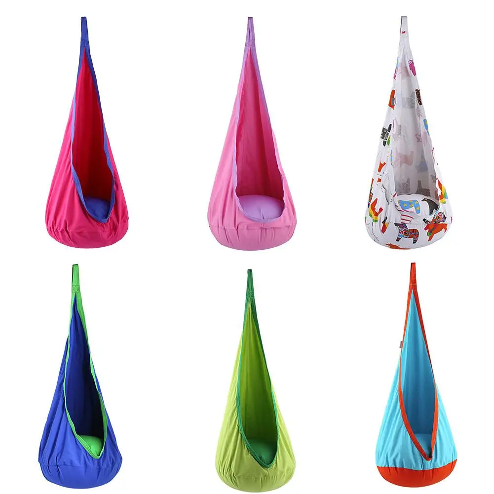 Kids Pod Swing Chair Nook Hanging Seat Hammock Nest for Indoor Outdoor Portable Hanging Bed Camping Beding for Children Kids Pod Swing Chair Nook Hanging Seat Hammock Nest for Indoor Outdoor Portable Hanging Bed Camping Beding for Children