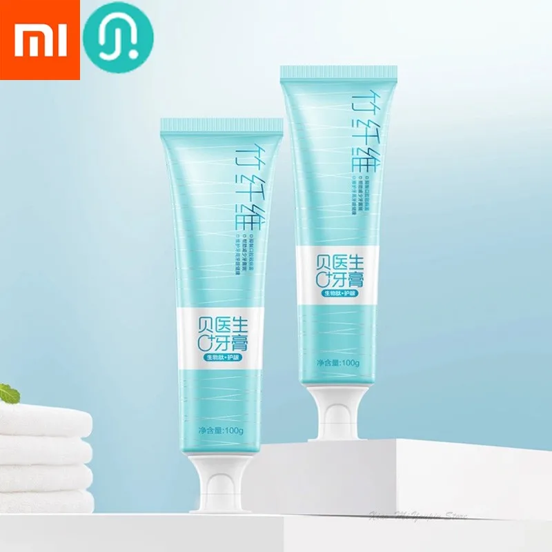 

Xiaomi Doctor Bay 0+ Bamboo Fiber Ankle Toothpaste Active Biopeptide Inhibits Bacterial Growth Protection Toothpaste for family