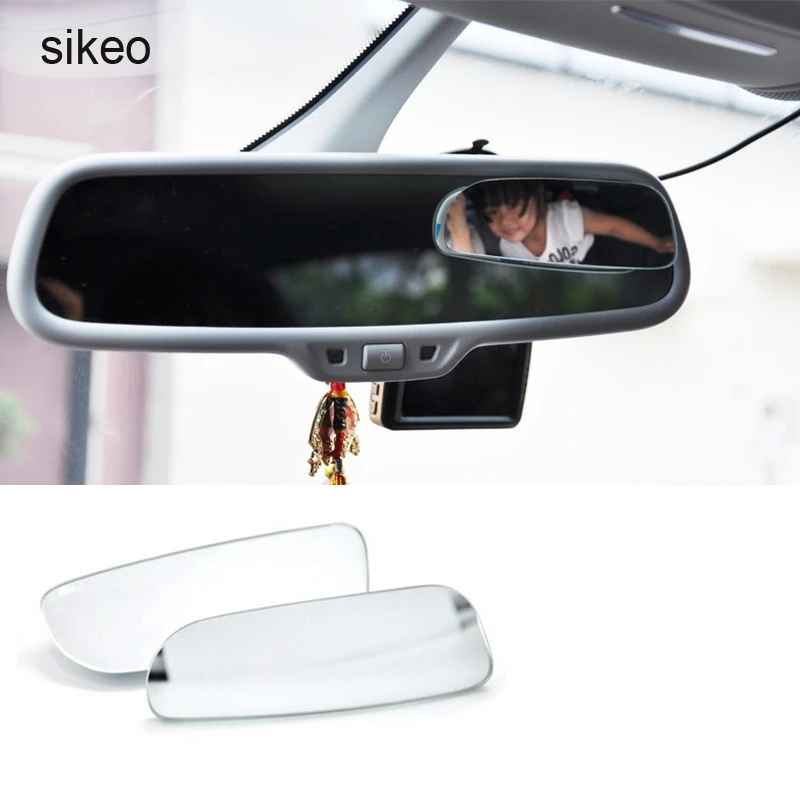

1 Pair Wide Angle Convex Blind Spot Mirror Car Rearview Mirror Adjustable Mirror 360 Degree Parking