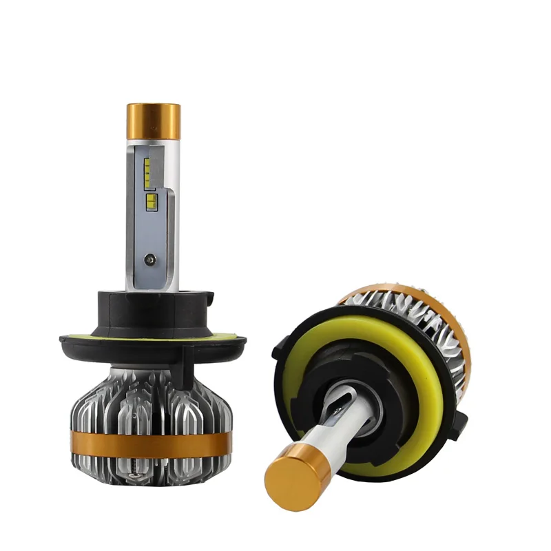 Best Price for  1 Set Z7 H13 9008 60W 7000LM LED Headlight Headlamp Bulb 12/24V Automobile LUXEON ZES LED Chips Wit