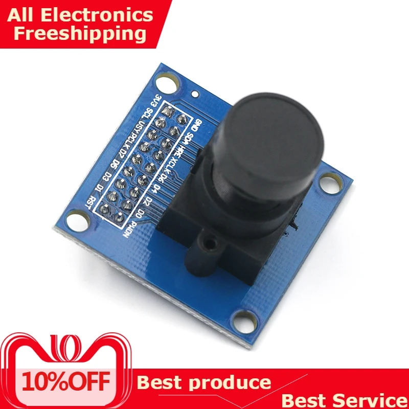

OV7670 camera module OV7670 moduleSupports VGA CIF auto exposure control display active size 640X480 For Arduino