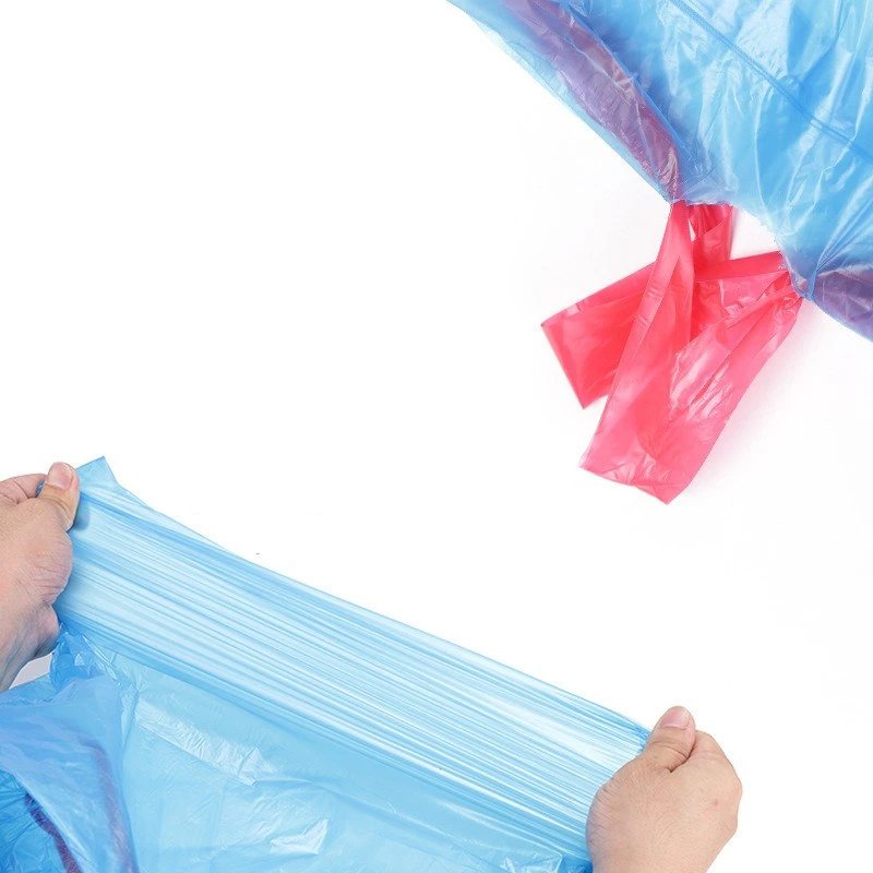Большой Ёмкость Drawstring мусора автоматическое закрытие утолщаются мусорный мешок Кухня бытовой химии мусора, отходов Пластик сумки