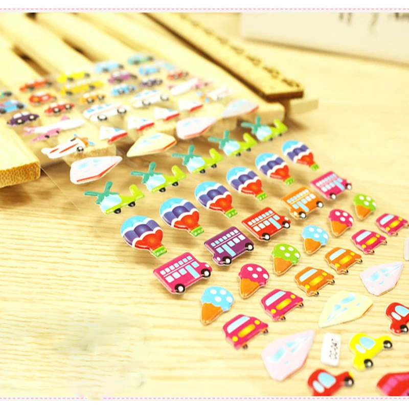 61 sheets Stickers on laptop kawaii cartoon Stickers Emoji diary sticker kids gift toys autocollant enfant children pegatinas
