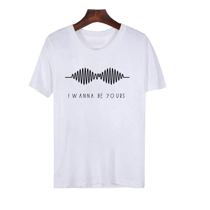 Arctic Monkeys футболка для женщин я хочу быть вашим Футболка Rock Band Повседневная летняя