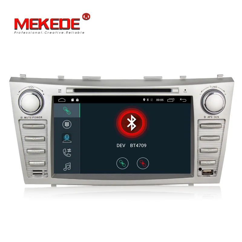 Sale Free shipping!8inch 2din Android7.1 Car Gps DVD player for Toyota camry 2008-2011 audio vedio support 4G lte wifi BT SWC MIC 3