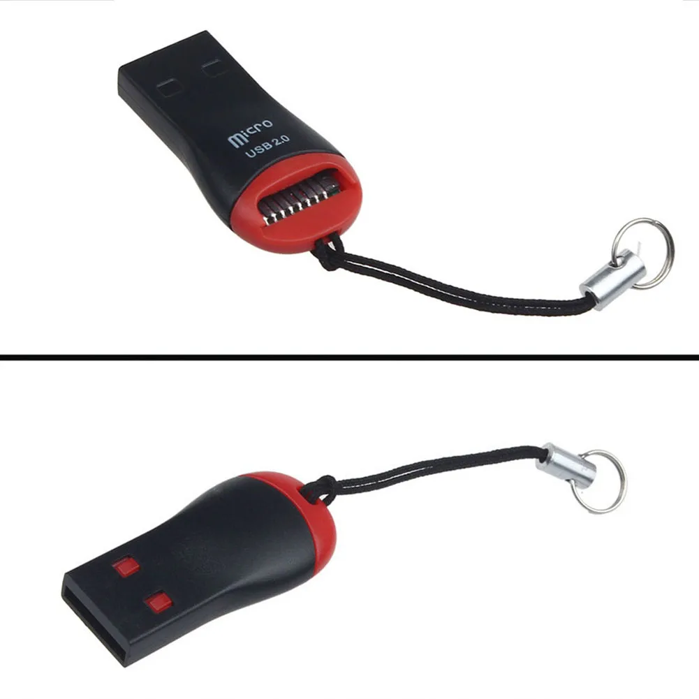 1 шт. Мини Высокая скорость USB 2,0 кардридер, Micro SD TF кардридер адаптер